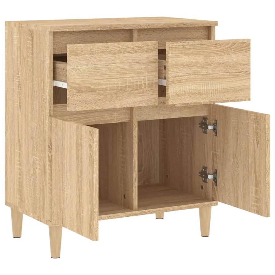 Buffet Chêne sonoma 60x35x70 cm Bois d'ingénierie - 6