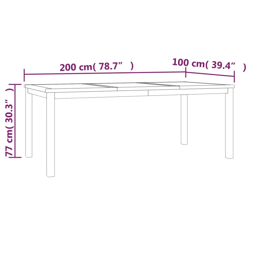 Ensemble à manger de jardin 4 pcs Bois de teck massif - 12