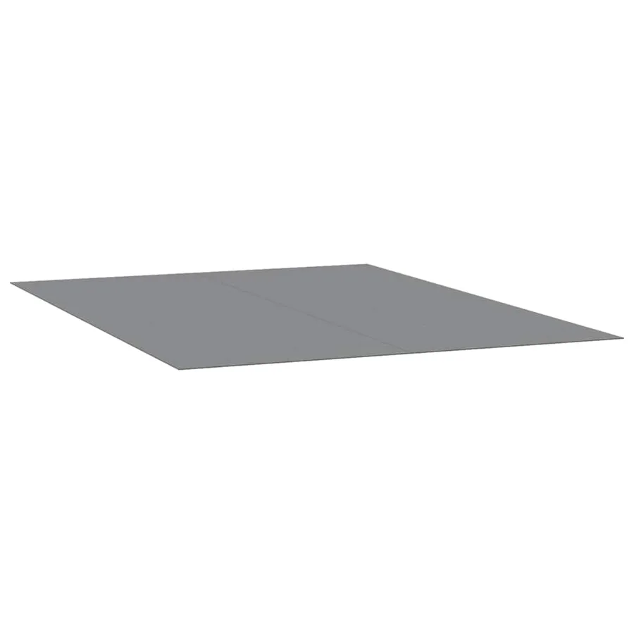 Bâche de piscine gris clair 300x220 cm géotextile polyester - 2