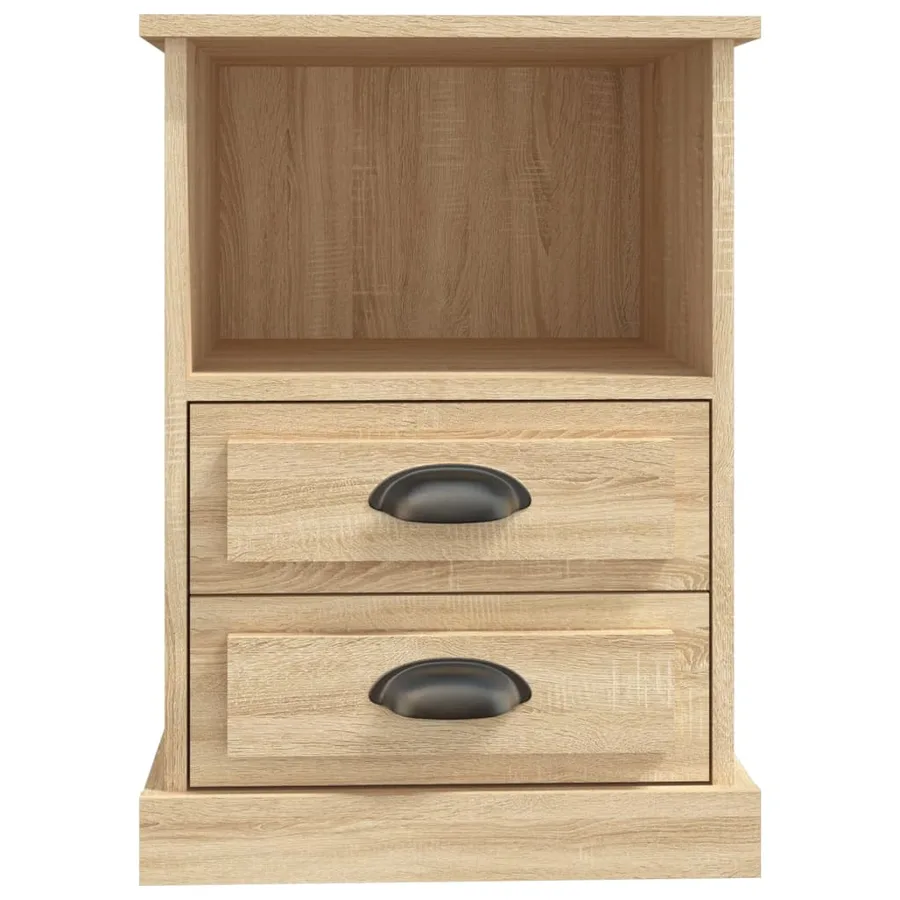 Table de chevet chêne sonoma 43x36x60 cm - 6