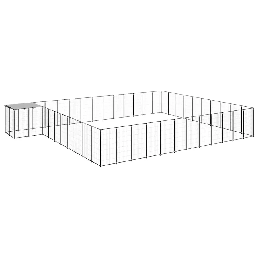 Chenil Noir 37,51 m² Acier - 2