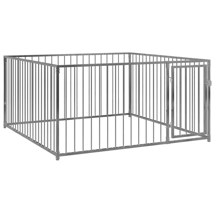 Chenil d'extérieur pour chiens 200 x 200 x 100 cm - 2