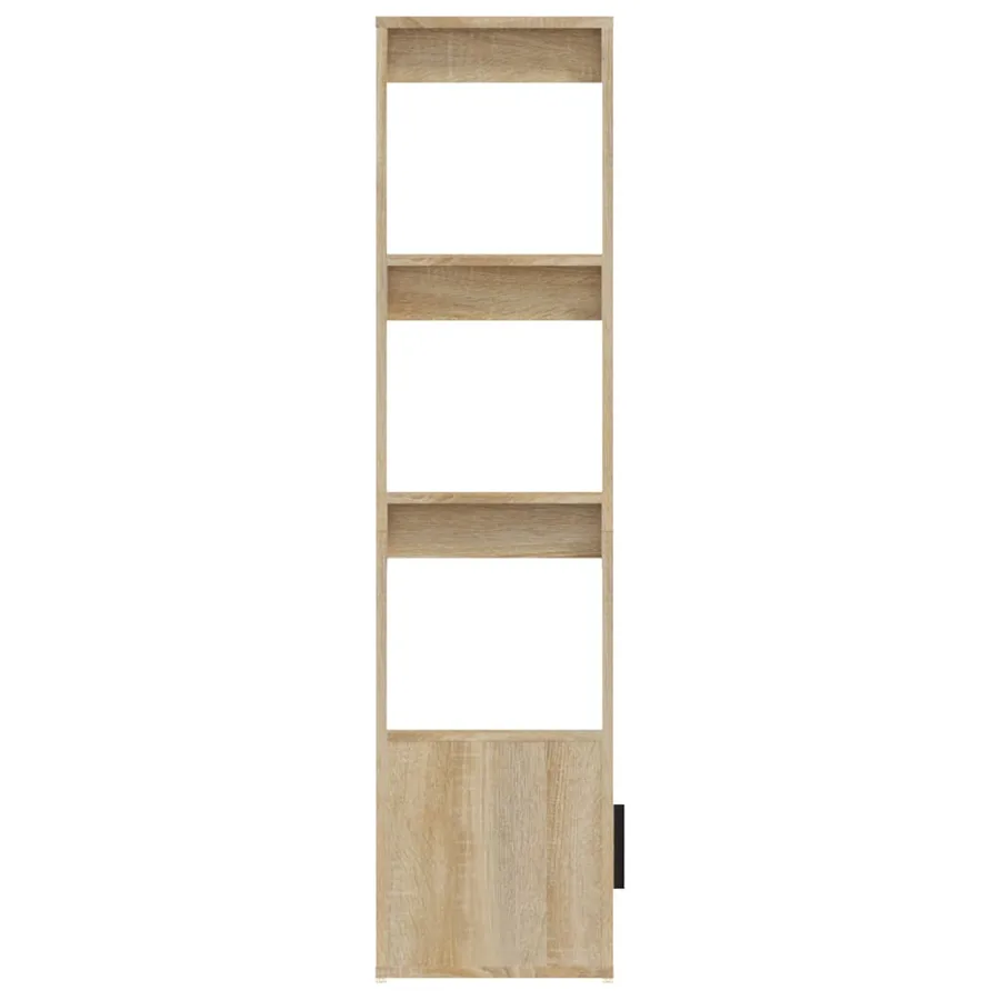 Buffet Chêne sonoma 80x30x119,5 cm Bois d'ingénierie - 8