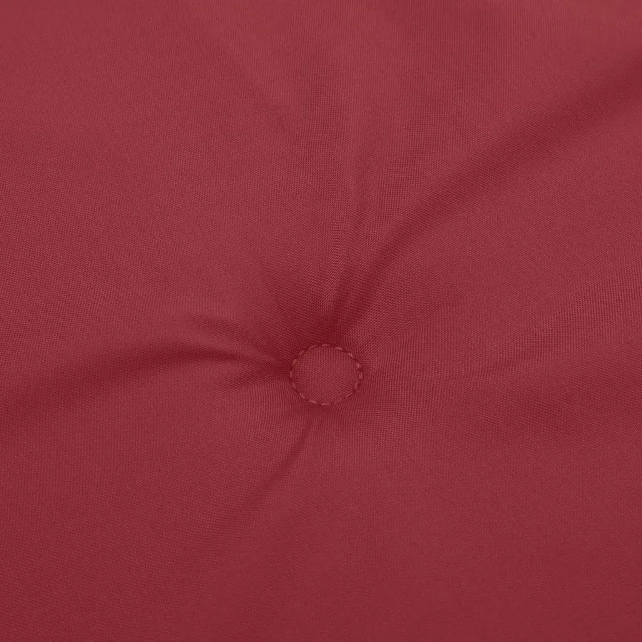 Coussin de banc de jardin rouge bordeaux 200x50x3 cm - 5