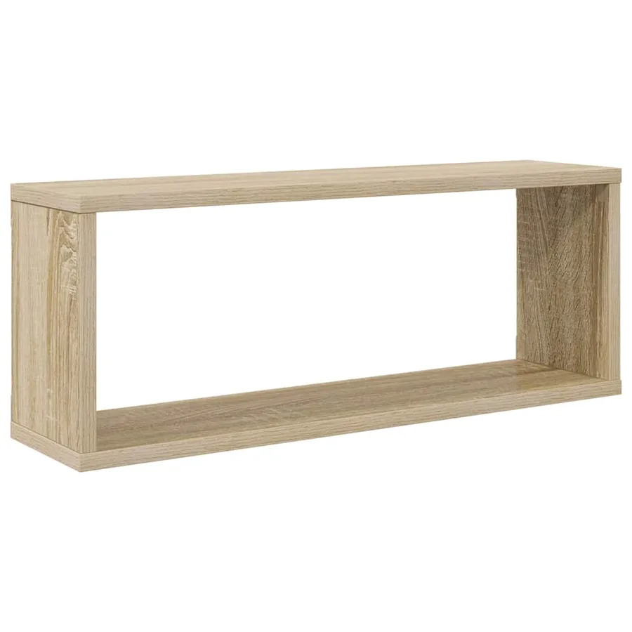 Étagères murales cube 6 pcs Chêne sonoma Bois d’ingénierie - 4
