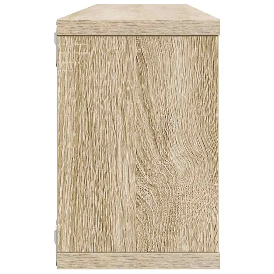 Étagères murales cube 6 pcs Chêne sonoma Bois d’ingénierie - 6