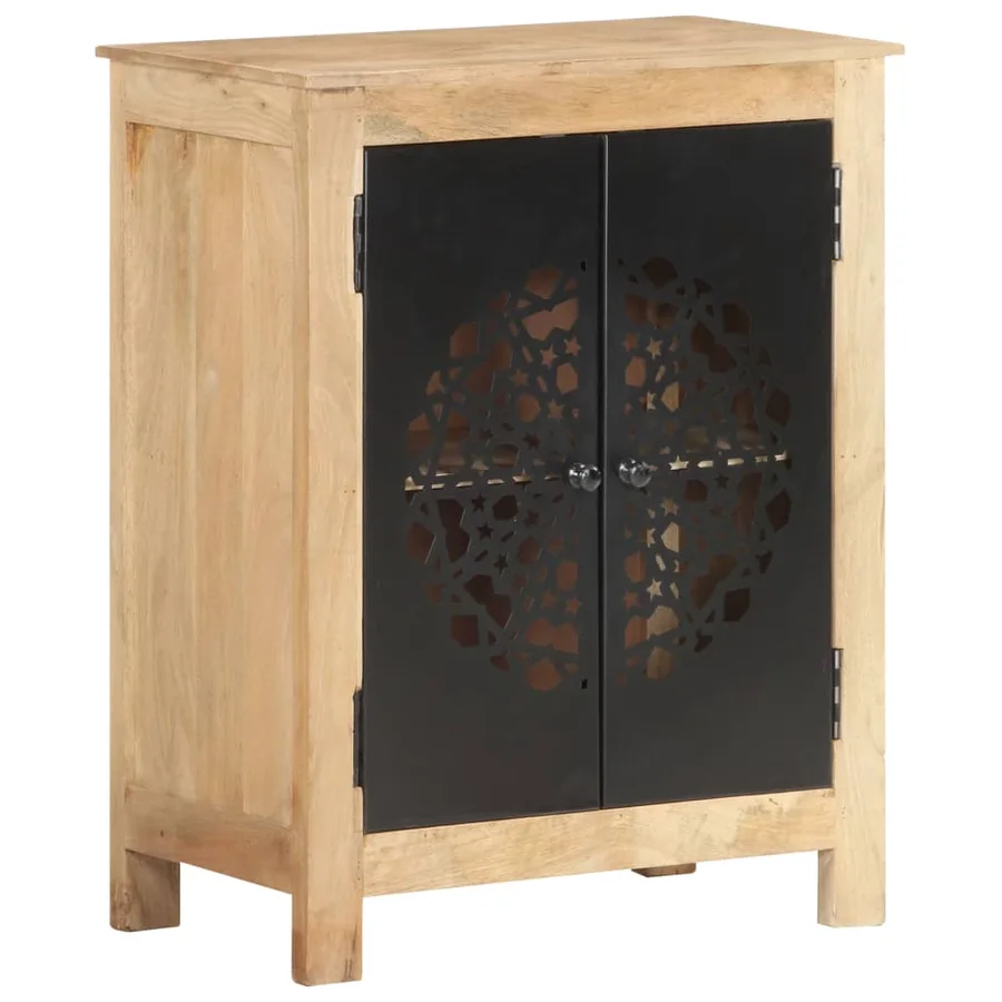 Buffet 60x35x75 cm Bois de manguier massif - 10