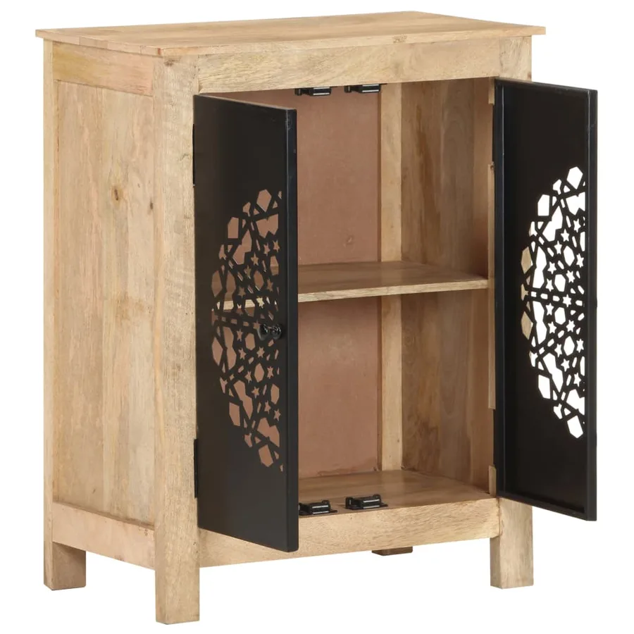 Buffet 60x35x75 cm Bois de manguier massif - 3