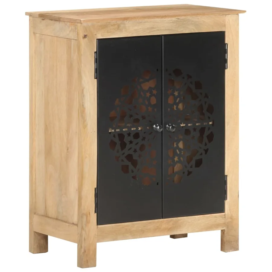 Buffet 60x35x75 cm Bois de manguier massif - 8
