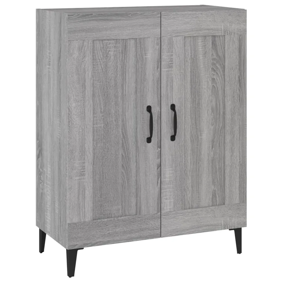 Buffet sonoma gris 69,5x34x90 cm bois d'ingénierie - 2