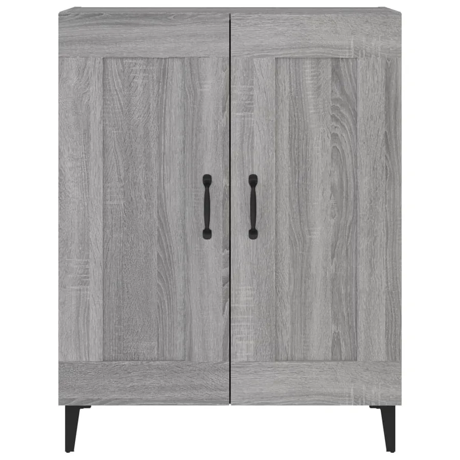 Buffet sonoma gris 69,5x34x90 cm bois d'ingénierie - 6