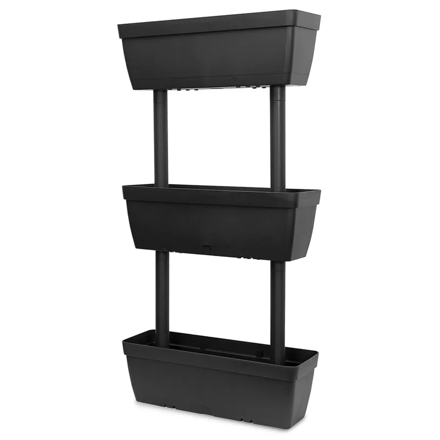 Jardinières 3 pcs 100 cm Anthracite - 2