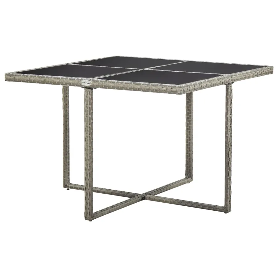 Ensemble à manger d'extérieur 9pcs et coussins Résine tressée - 15