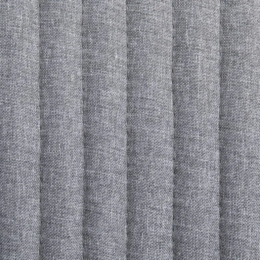 Chaises à manger lot de 4 gris clair tissu - 7