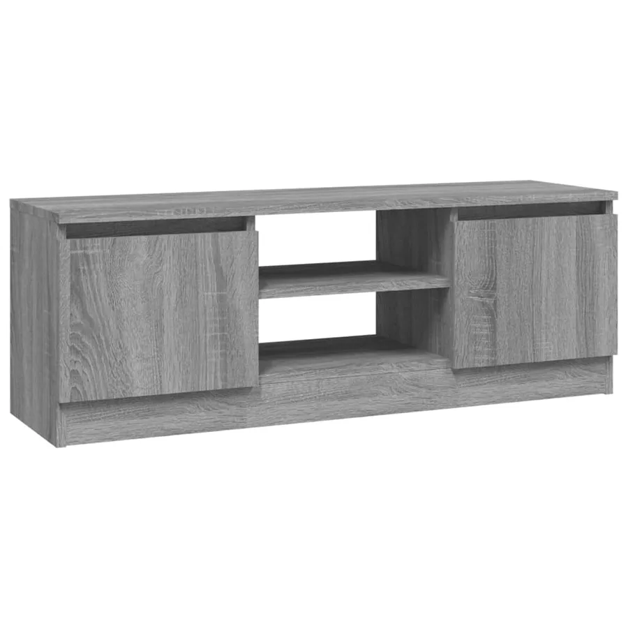 Meuble TV avec porte Sonoma gris 102x30x36 cm - 2