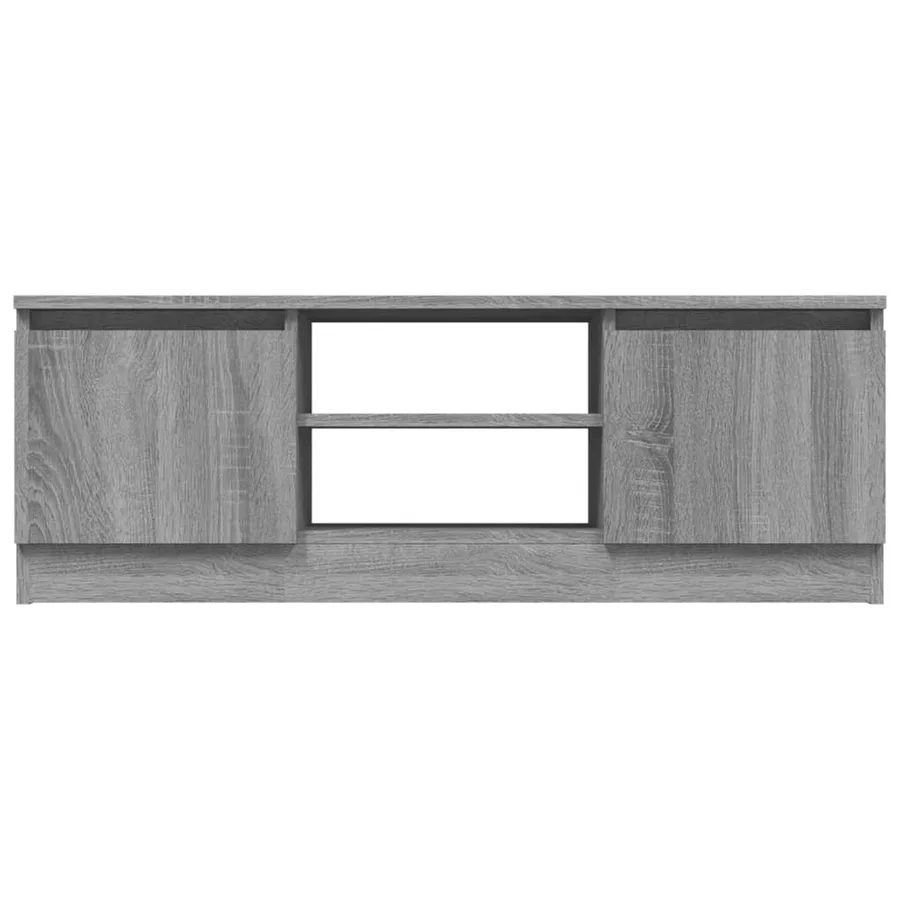 Meuble TV avec porte Sonoma gris 102x30x36 cm - 5