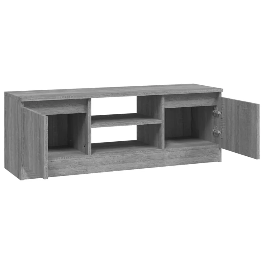 Meuble TV avec porte Sonoma gris 102x30x36 cm - 6