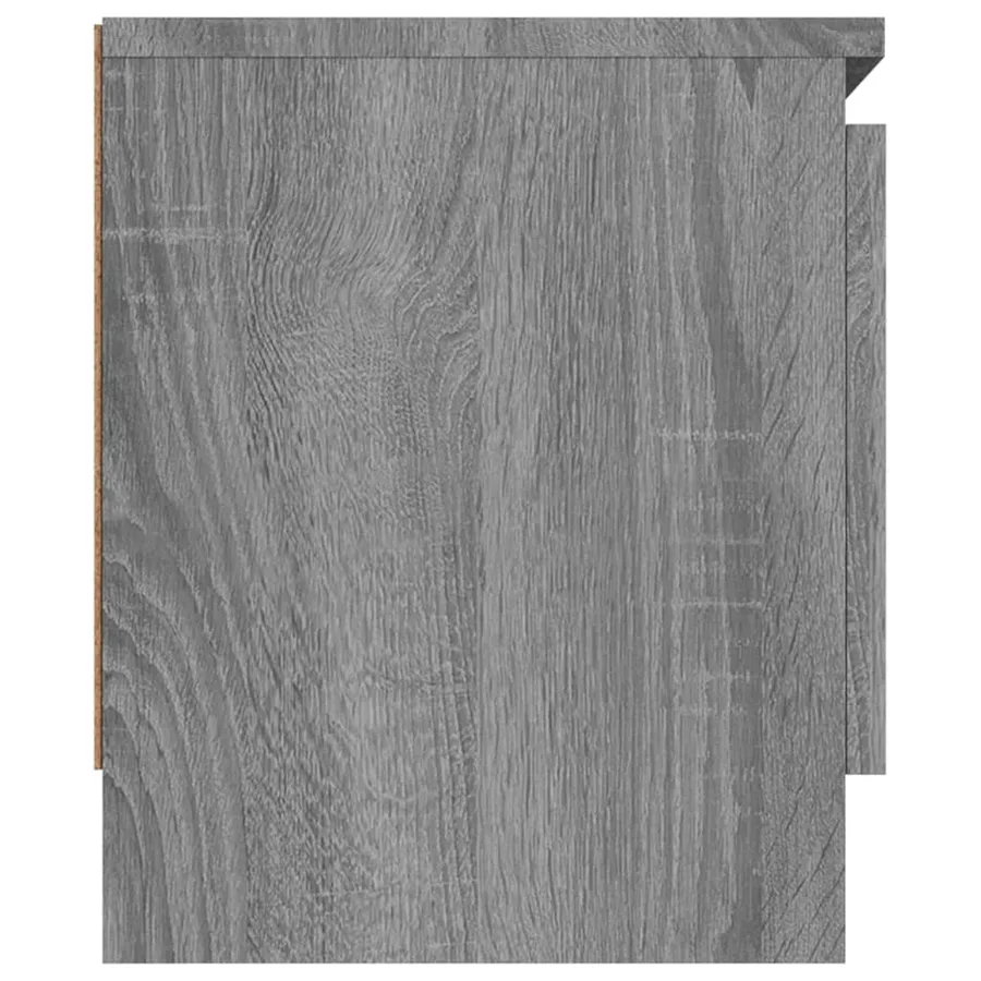 Meuble TV avec porte Sonoma gris 102x30x36 cm - 7