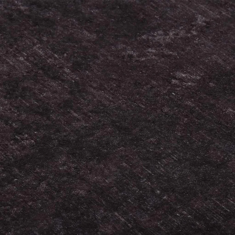 Tapis lavable 80x300 cm Noir et doré - 6