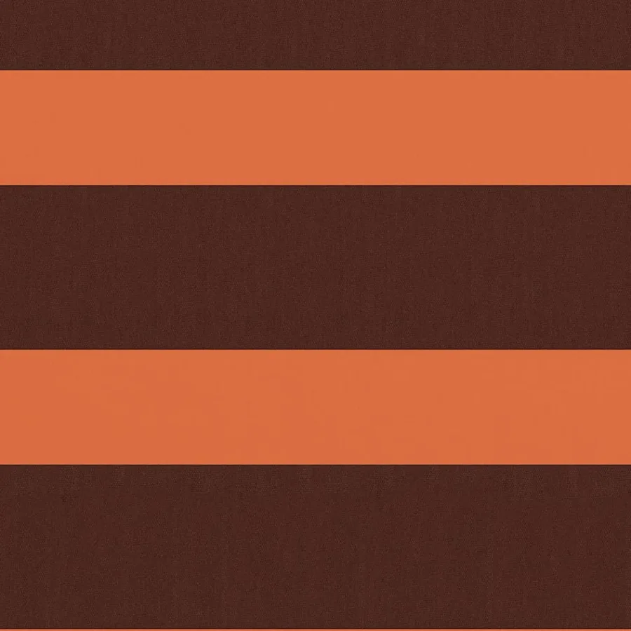 Écran de balcon Orange et marron 75x300 cm Tissu Oxford - 2