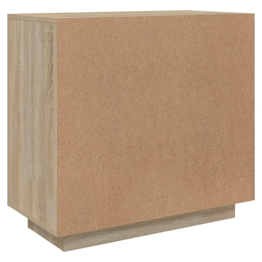 Buffet Chêne sonoma 80x40x75 cm Bois d'ingénierie - 5