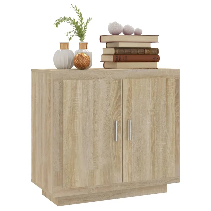 Buffet Chêne sonoma 80x40x75 cm Bois d'ingénierie - 8
