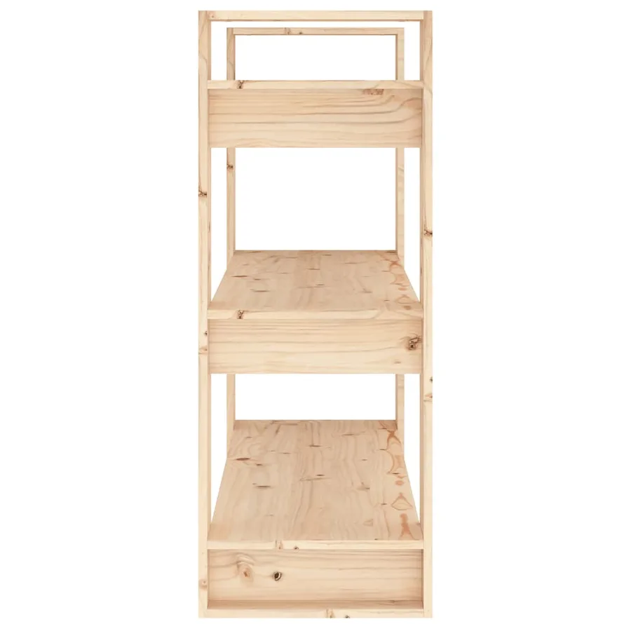 Bibliothèque/Séparateur de pièce 80x35x91 cm Bois massif Pin - 6