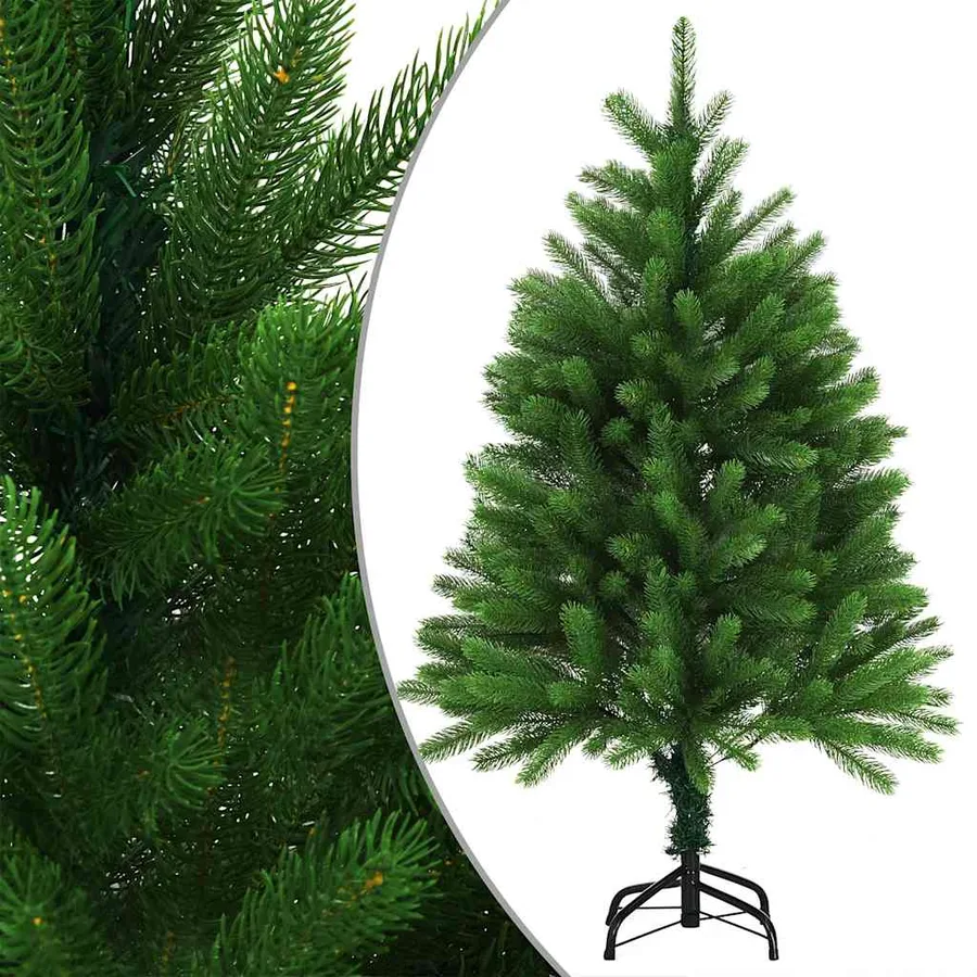 Arbre de Noël artificiel pré-éclairé et boules 120 cm vert - 2
