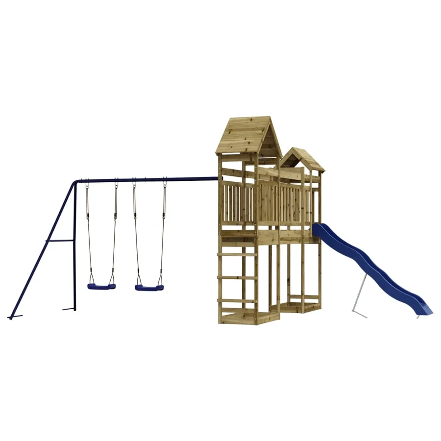 Aire de jeux d'extérieur bois de pin imprégné - 2
