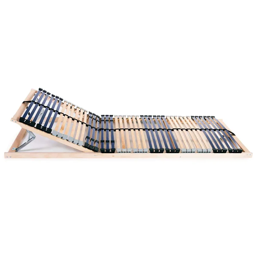 Sommier à lattes sans matelas avec 42 lattes 7 zones 70x200 cm - 2