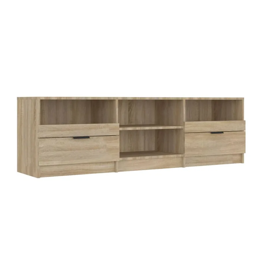 Meuble TV Chêne sonoma 150x33,5x45 cm Bois d'ingénierie - 2