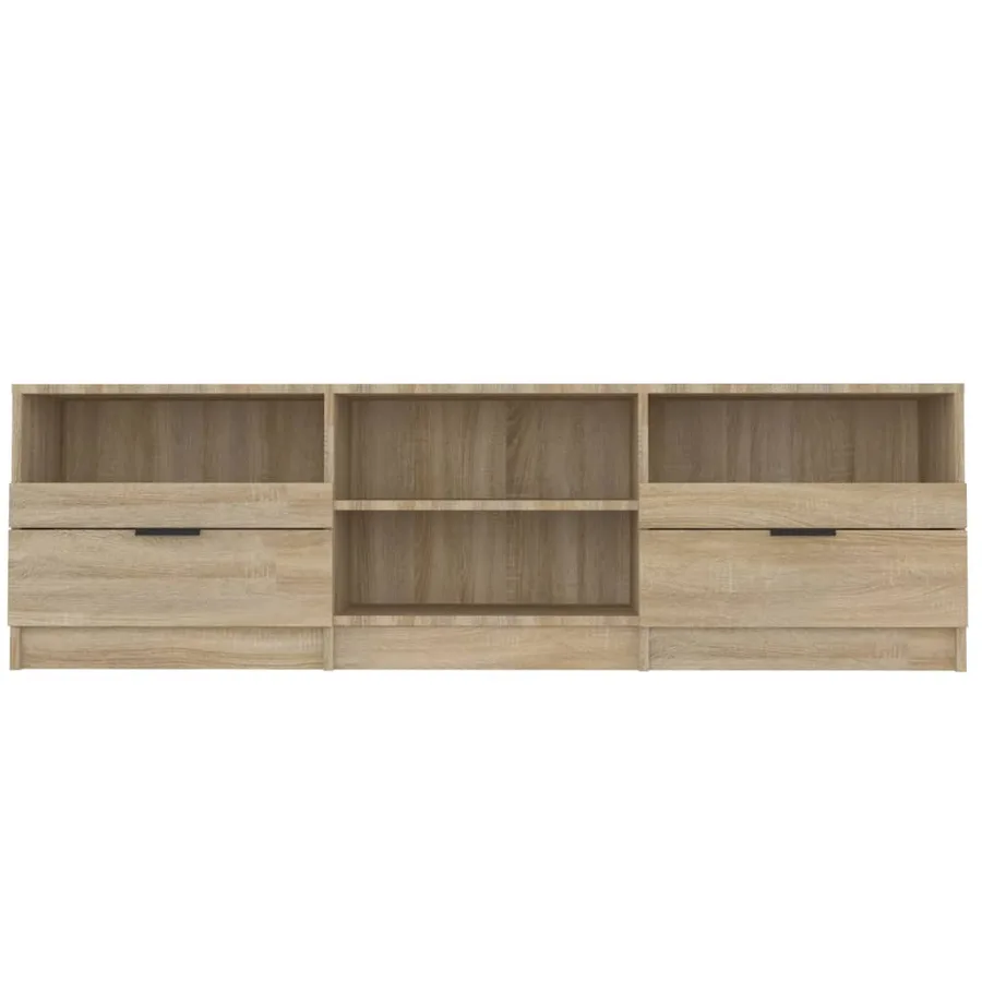 Meuble TV Chêne sonoma 150x33,5x45 cm Bois d'ingénierie - 4