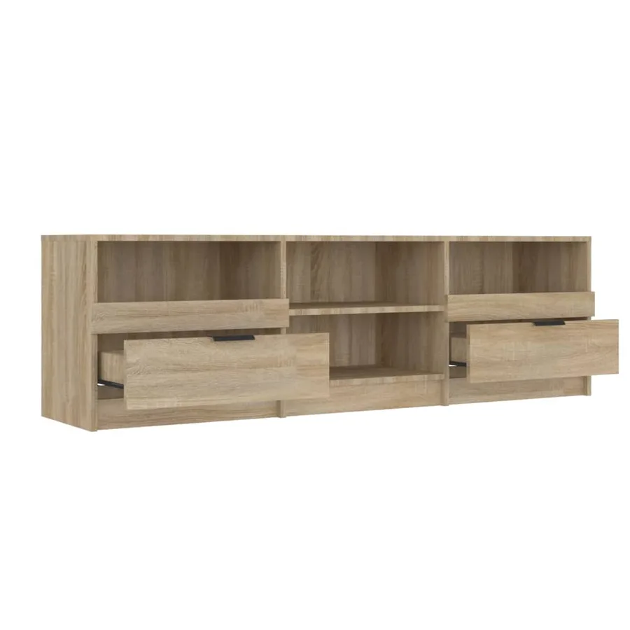 Meuble TV Chêne sonoma 150x33,5x45 cm Bois d'ingénierie - 5