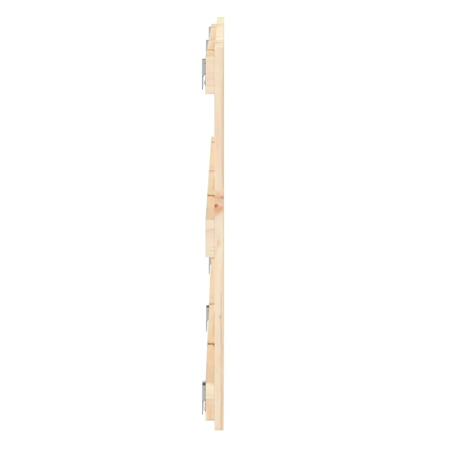 Tête de lit murale 204x3x60 cm Bois massif de pin - 5