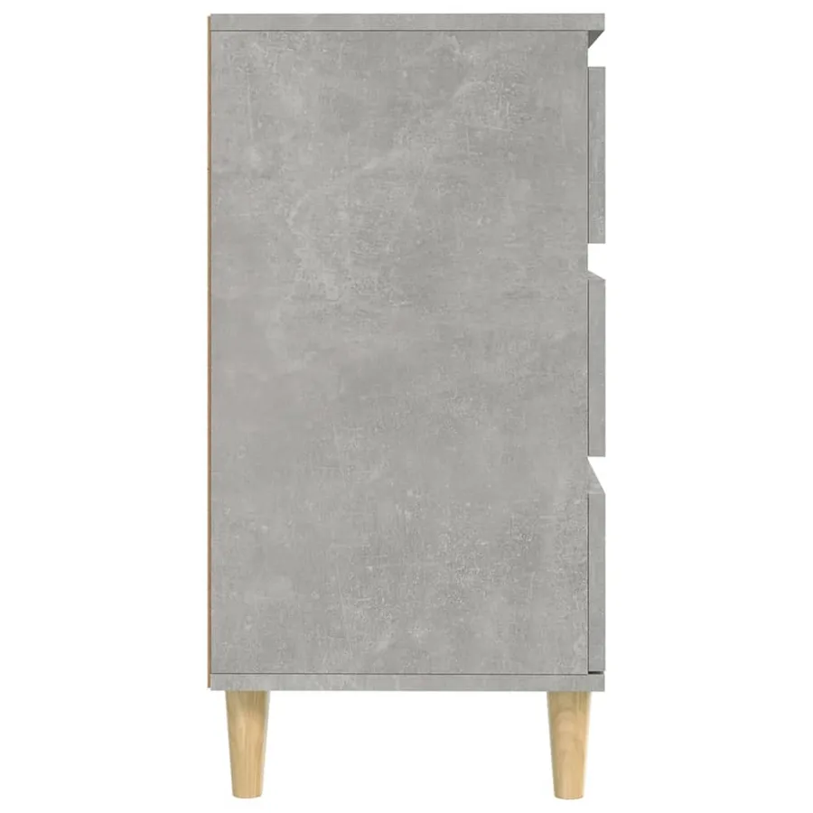 Buffet Gris béton 60x35x70 cm Bois d'ingénierie - 8