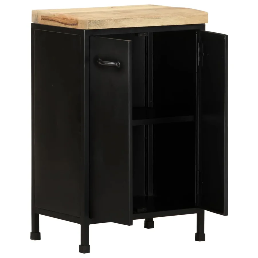 Buffet 47x35x76 cm Bois de manguier brut - 2