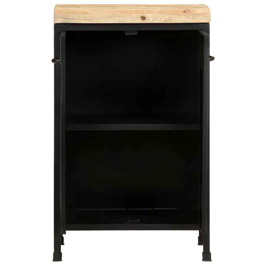 Buffet 47x35x76 cm Bois de manguier brut - 4