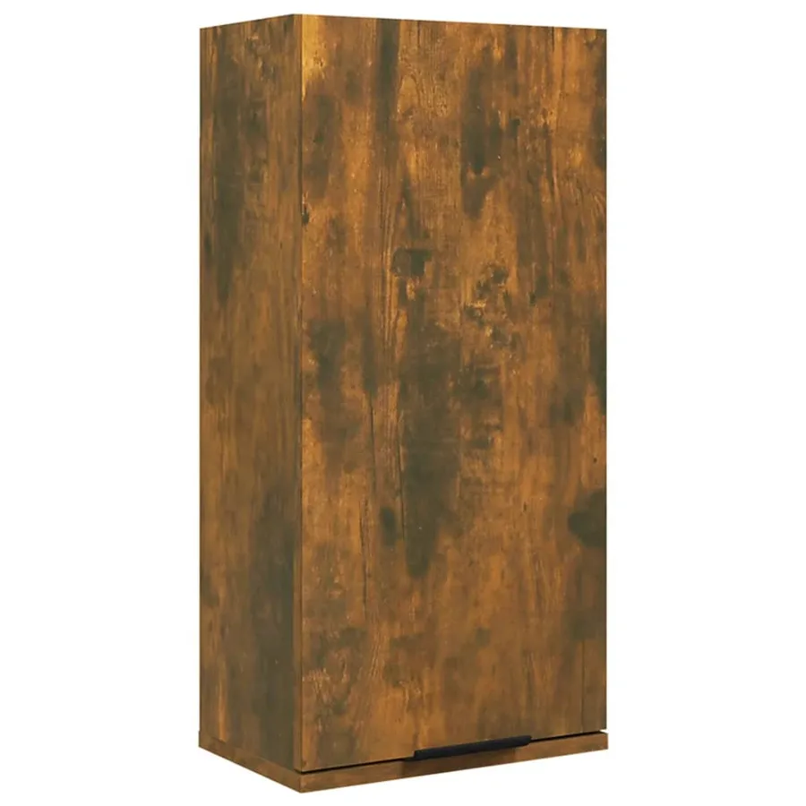 Armoire de salle de bain murale Chêne fumé 32x20x67 cm - 2
