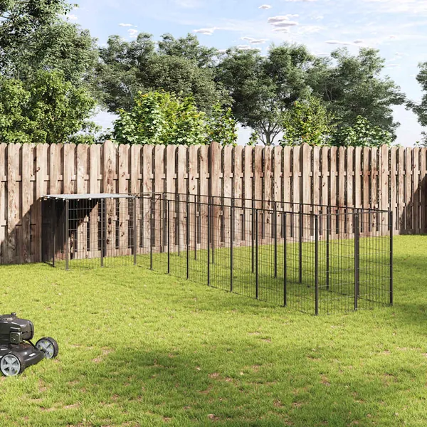Chenil Noir 7,26 m² Acier