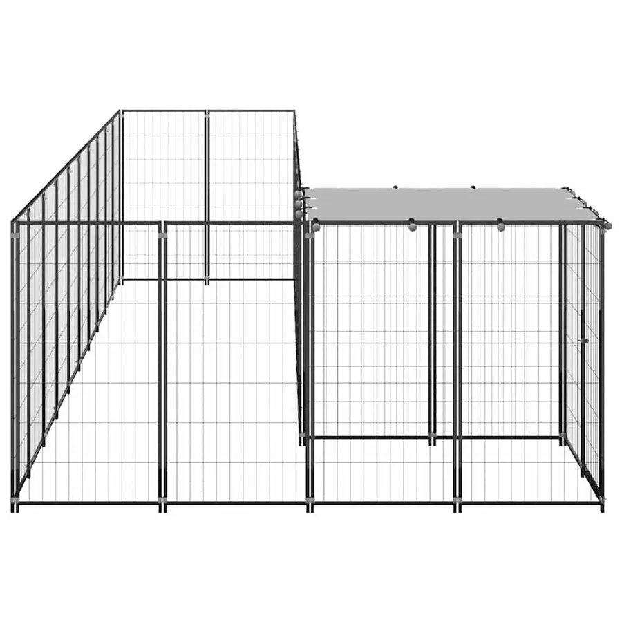 Chenil Noir 7,26 m² Acier - 4