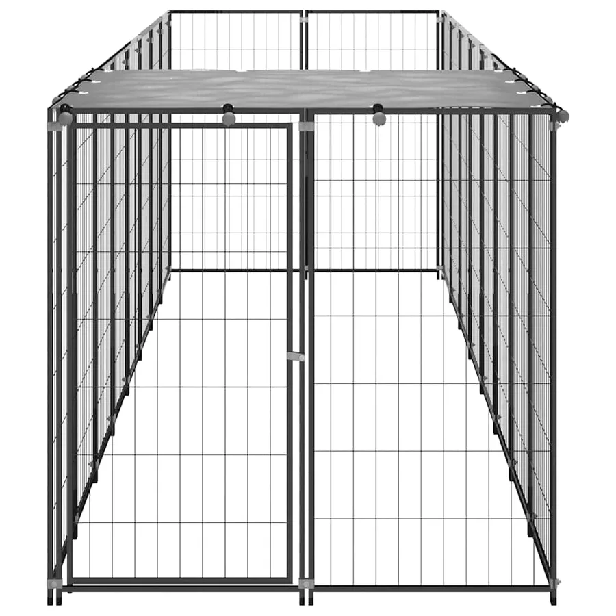 Chenil Noir 4,84 m² Acier - 5