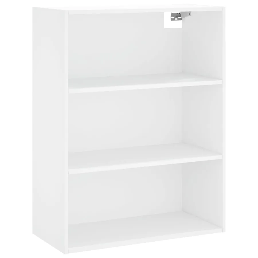 Buffet haut Blanc 69,5x34x180 cm Bois d'ingénierie - 5