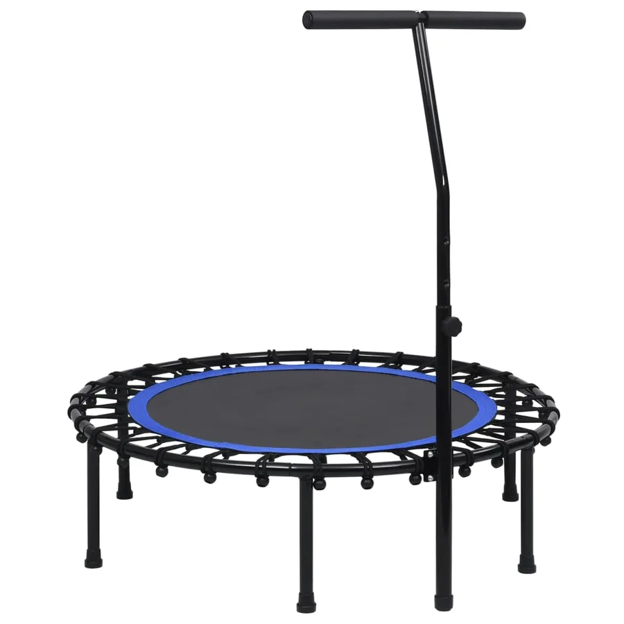Trampoline de fitness avec poignée et coussin de sécurité 102cm - 4