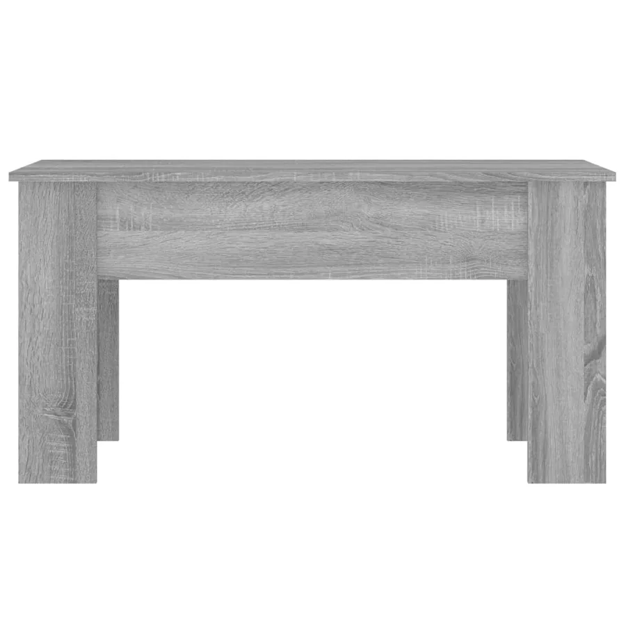 Table basse Sonoma gris 101x49x52 cm Bois d'ingénierie - 6
