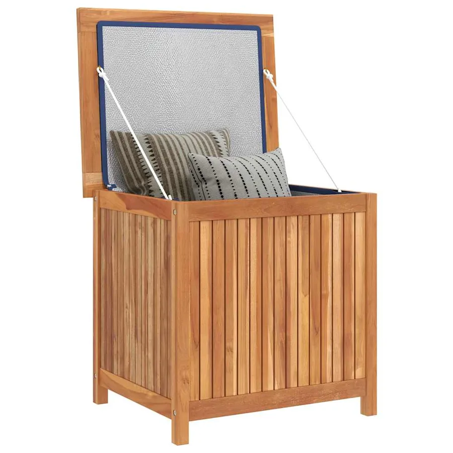 Boîte de rangement de jardin 60x50x58 cm Bois de teck solide - 3