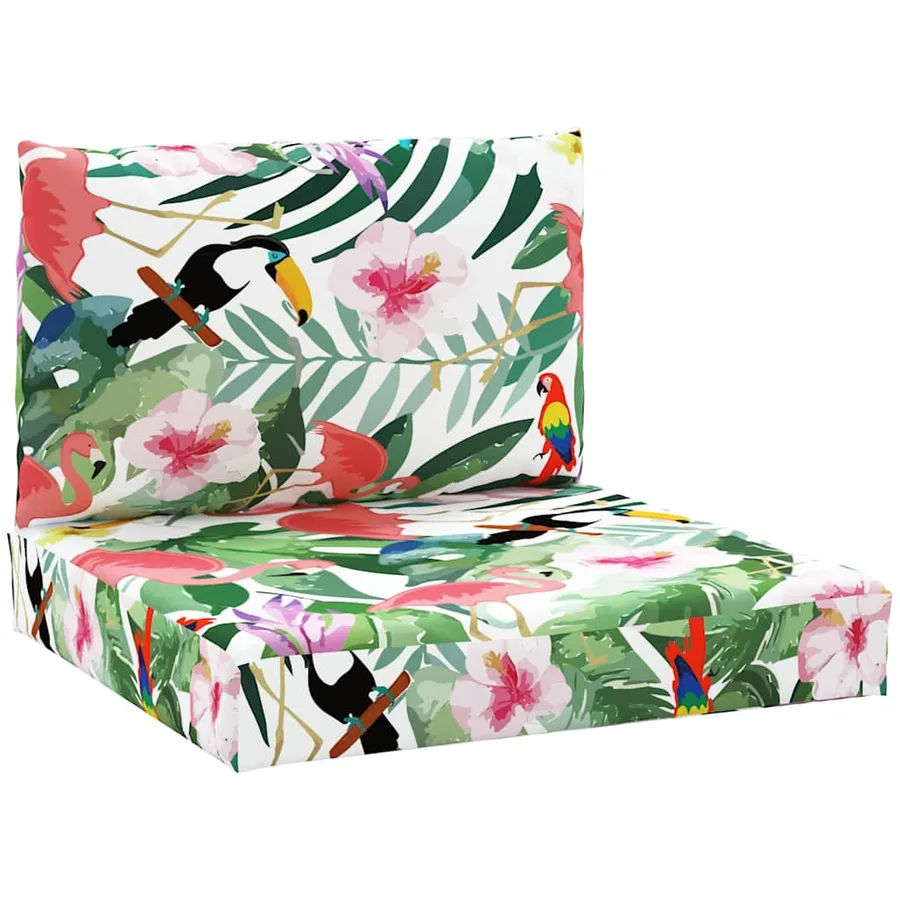 Coussins de palette lot de 2 multicolore tissu Oxford - 2