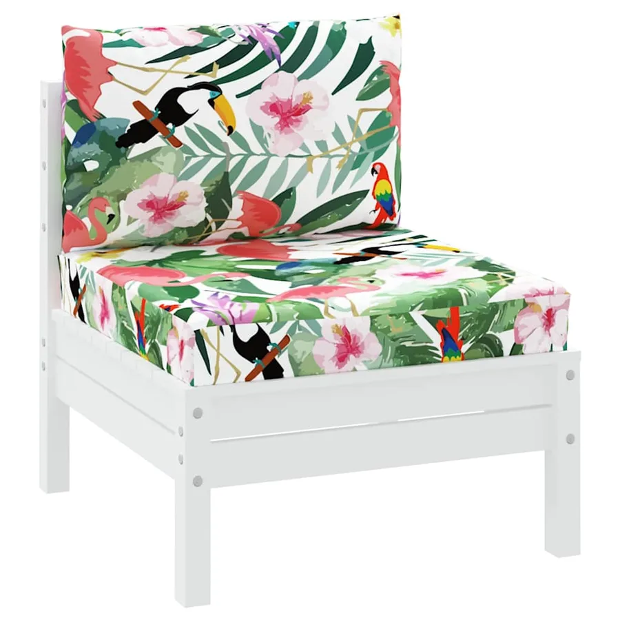 Coussins de palette lot de 2 multicolore tissu Oxford - 3