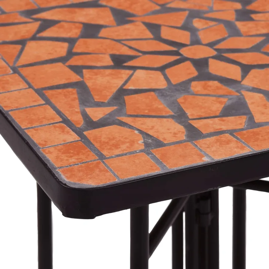 Table de bistro mosaïque Terre cuite Céramique - 6
