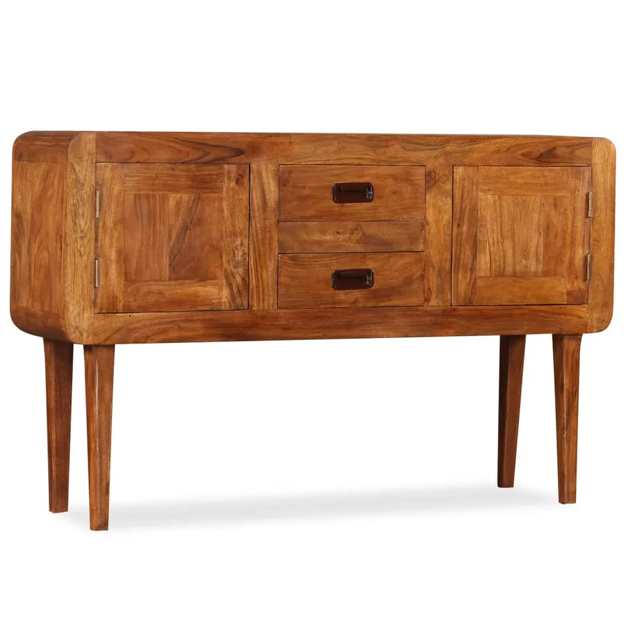 Buffet Bois massif avec finition miel 120x30x75 cm - 2