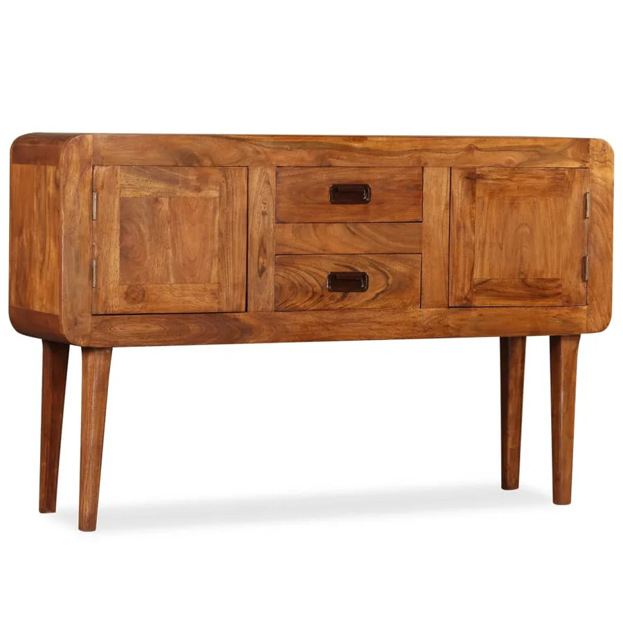 Buffet Bois massif avec finition miel 120x30x75 cm - 3